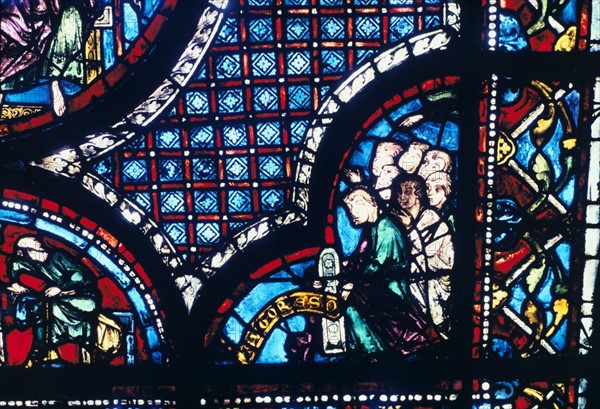 Stain glass window from the cathedral of Chartres