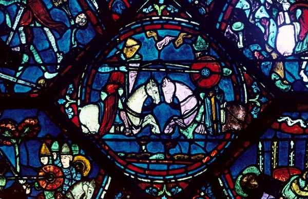 Stain glass window from the cathedral of Chartres