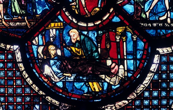 Stain glass window from the cathedral of Chartres