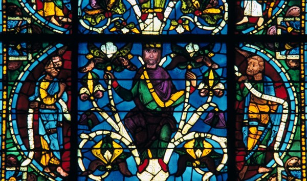 Stain glass window from the cathedral of Chartres