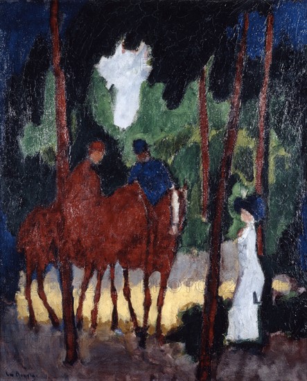 Van Dongen, Horsemen in the Bois de Boulogne