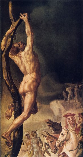 Maertin Van Heemskerck, Le calvaire (détail)