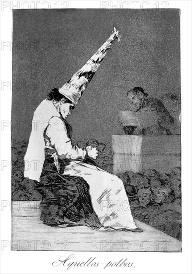 Plate 23 of 'Los caprichos', Goya