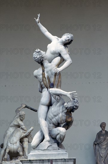 Giambologna 'The Rape of the Sabine Women', c1583. collection of the Galleria dell' Accademia, Florence, Italy.