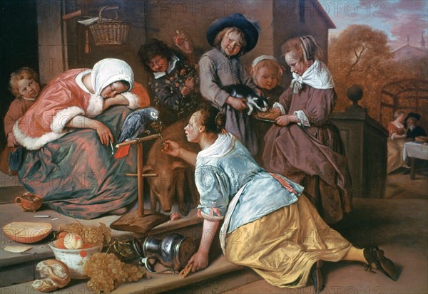 Jan Steen 'The Effects of Intemperance'