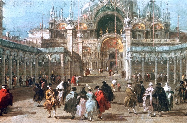 The Feast of Ascension in the Piazza San Marco', c1775
