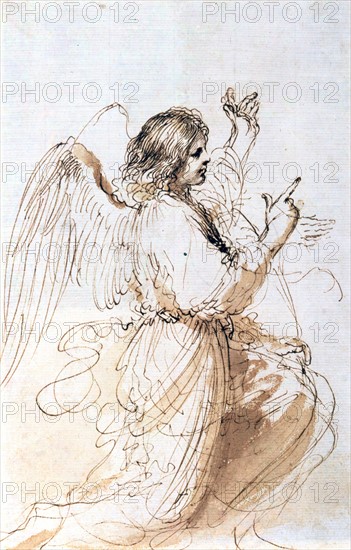 Study of an Angel', 1591-1666