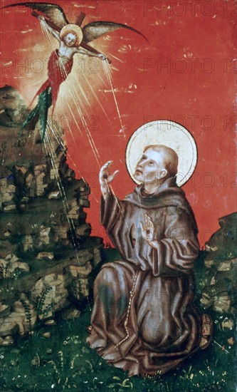Lochner, 'St Francis receiving the Stigmata'