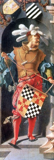 Van Leyden, The Healing of Blind Man of Jericho (detail)