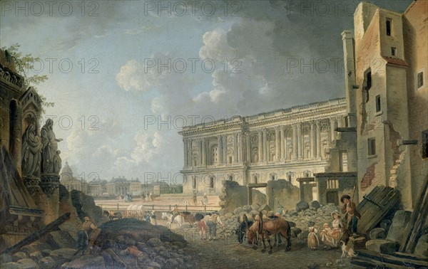 Demachy, View of the Louvre