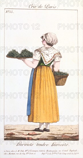 Green bean seller