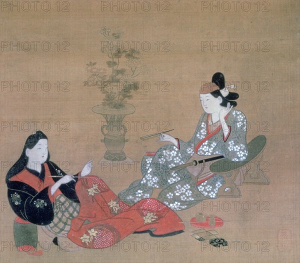 Courtesan Entertaining an Actor', c1695