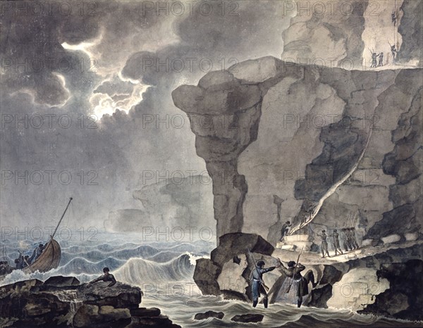 Landing of the Conspirators in the Cadoudal Affair at the Cliff of Biville