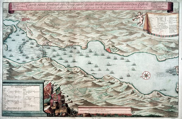 Battle of Vigo Bay, Spain, 12 October 1702