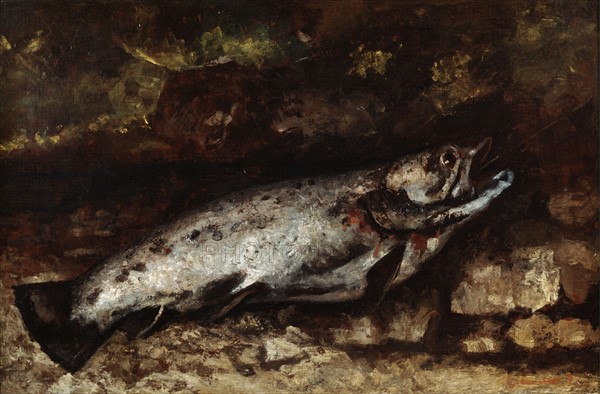 Courbet, La Truite