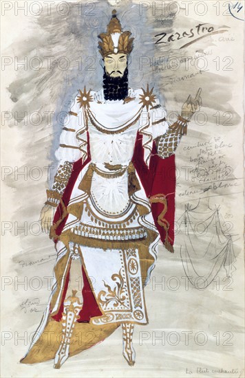 Costume design for Sarastro, mid 20th century