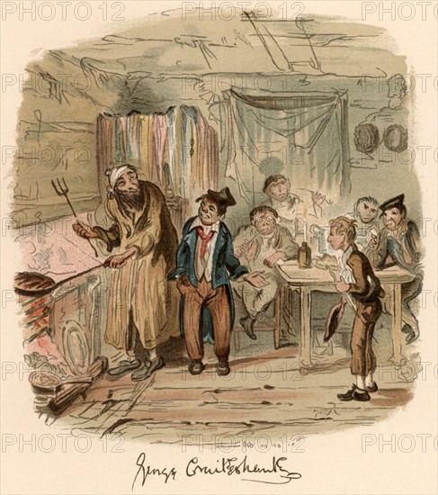 George Cruikshank, Oliver Twist