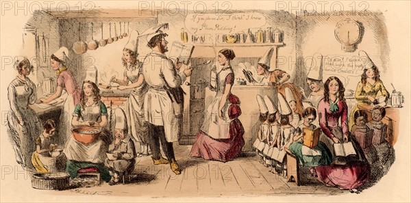 John Leech, Ecole Privée Pour Jeunes Filles