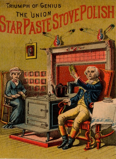 Trade Card Advertising Stove Polish