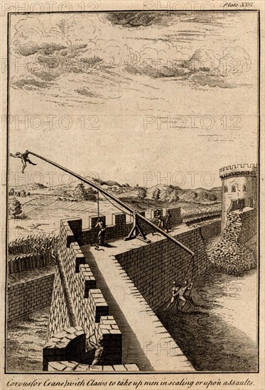 Utilisation des Corbeaux d'Archimède lors de la prise de Syracuse