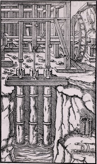 Drainage d'une exploitation minière