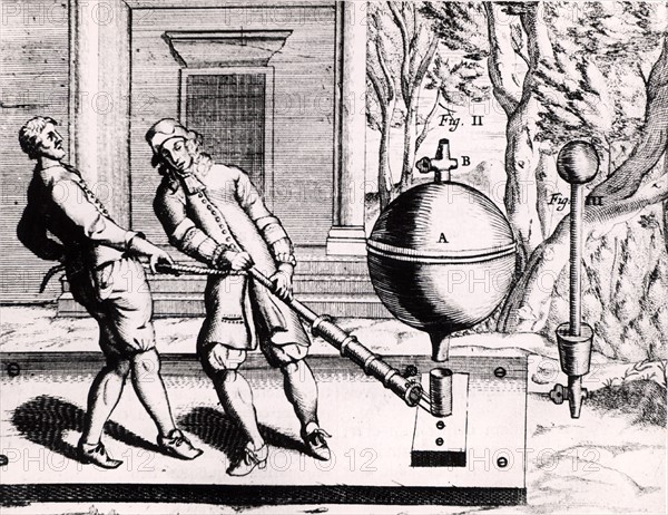 Von Guericke's air pump