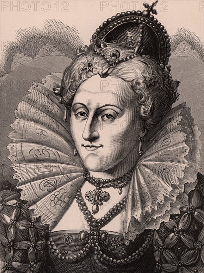 Portrait de Elisabeth Ire d'Angleterre
