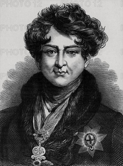 Portrait de George IV d'Angleterre