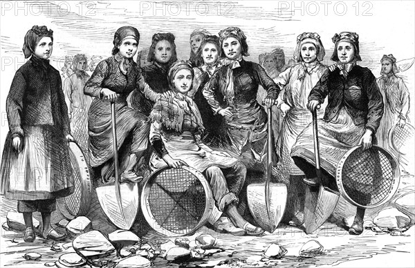 A Lancashire colliery pit-brow women