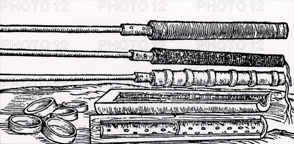 Moulds for making fire tubes