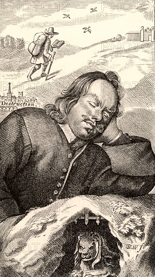 Bunyan's dream in which he saw the story of "Pilgrim's Progress"