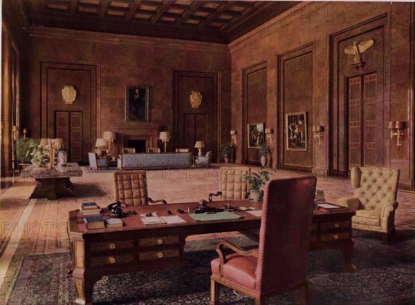 Adolph Hitler's office in the German Reichs Chancellery