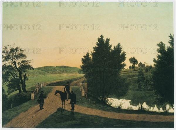 Landscape with Hunters'