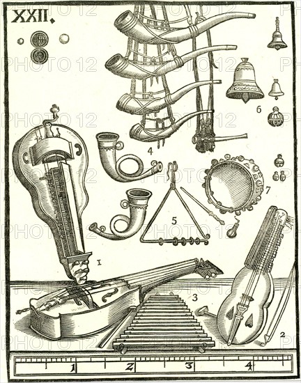 Various musical instruments