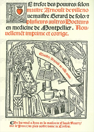 Title page of "Le Tresor des Pauvres"