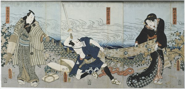 Scene from a Kabuki theatre performance