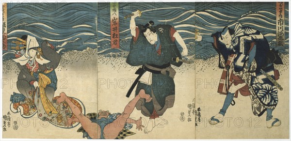 Scene from a Kabuki theatre performance