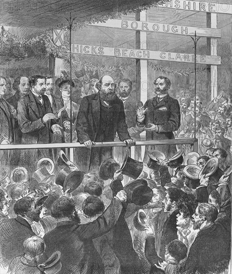 Election campaign, November/December 1885