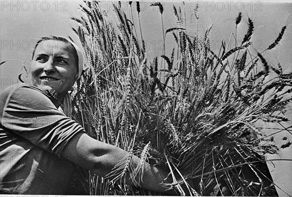 Une femme cultivatrice