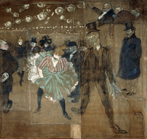 De Toulouse-Lautrec, Danse au Moulin Rouge