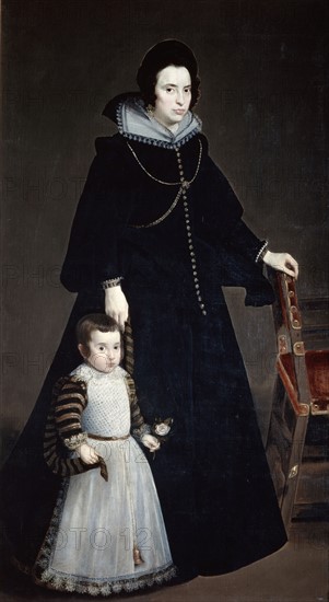 Velazquez, Doña Antonia Ifenarrietta et son fils