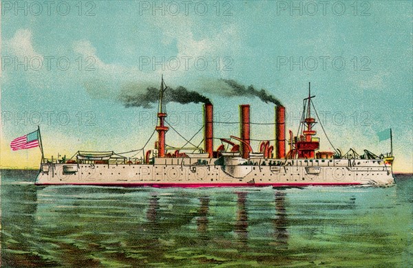 Croiseur de bataille américain cuirassé "Brooklyn"