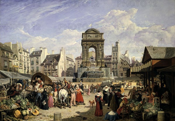 Chalon, View of the Market and Fountain of the Innocents