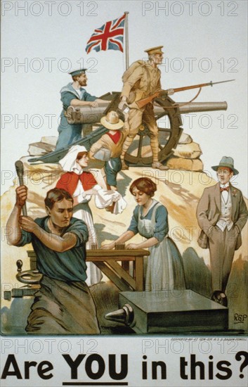Baden-Powell, World War I British poster