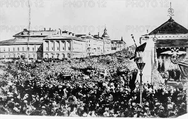 Crowd in Moscow