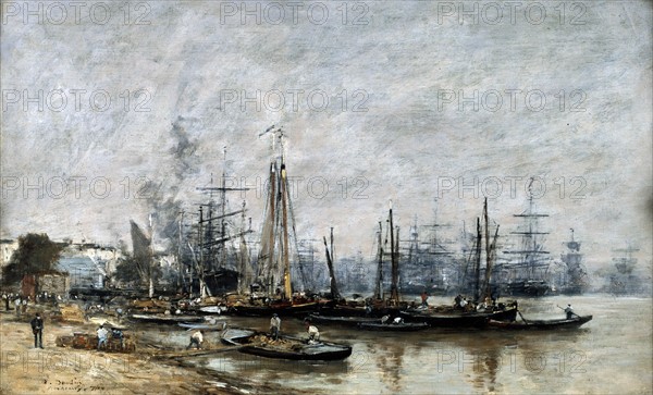 Boudin, The Port of Bordeaux