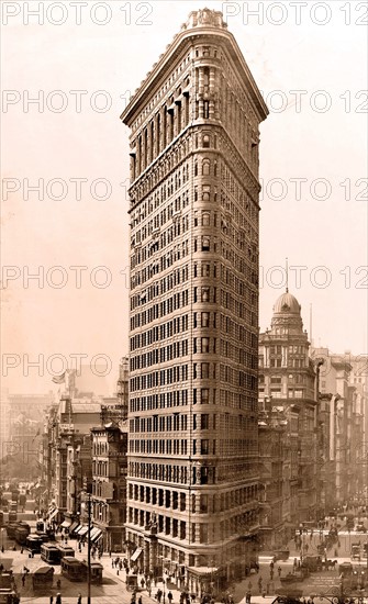 Flatiron building in New York City