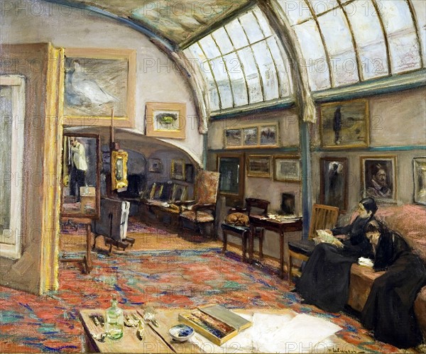 Liebermann, L'atelier d'artiste