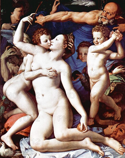 Bronzino, An Allegory with Venus and Cupid