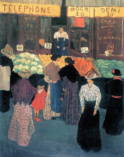 Vallotton, At the market